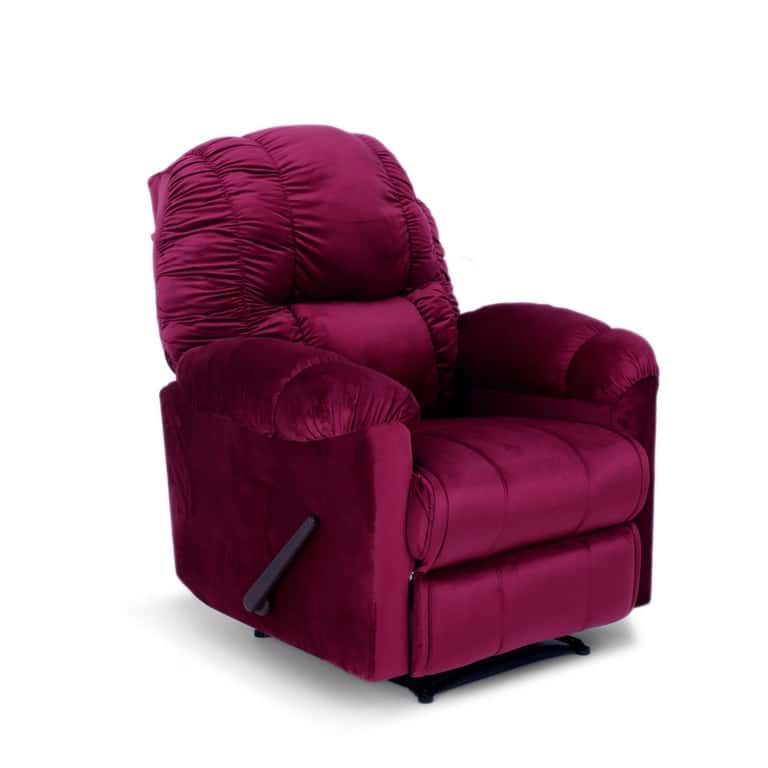 كرسي استرخاء ComfyChair | ثابت - خامة مخملية - برغندي